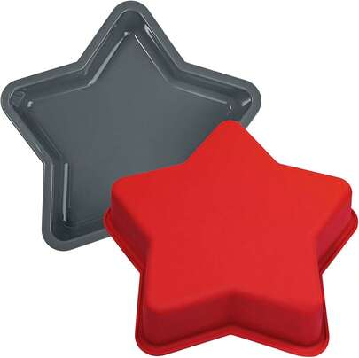 Webake 4 Inch Silicone Square Cake Pans, Nonstick Mini Square Silicone Molds For Baking, Ice Cube, Jelly, Soap,  Set Of 4