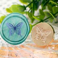 BAOFALI 1个心形/玫瑰/月亮/猫/谢谢/生日快乐图案火漆印章头（无柄）- 浪漫情人节火漆印章 - 婚礼请柬火漆印章 - 礼品包装火漆印章，情人节礼物