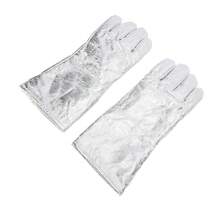 de Soldadura Aluminizados, Resistentes Al Calor, Retardantes de Llama, Forro de Algodón, Aislamiento de Papel de Aluminio, Diseño Ergonómico para Fundición de Metales, - 1 - Ver 3