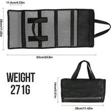 Bolsa Organizador De Lure Fishing Accesorios SpinnerBait Storagee Bolsas De Almacenamiento De Cebo Plegable Impermeable Pesca En Capas De Cinco Gridas Tackle Pouch Spinnerbaitt Fly Box Accesorio - inicial - Ver 7