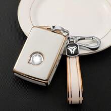 适用于沃尔沃 S60 S90 XC40 XC60 XC90 V90 T5 T6 T8 的耐用 TPU 汽车钥匙遥控器保护套（单件装） - 遥控钥匙保护套，汽车配件