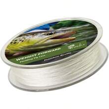 Fly Line Backing 20LB 30LB 100 Yds for Trout Fishing Orange White Fluorescent Yellow 2PCS - Blanco - Ver 2