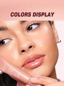 Tinted Lip Gloss Essence: Rich Nourishing Moisturizing Peptide, Lip Glaze, Long-Lasting Moisturizing, Lip Gloss Lip Balm  Lip Essence Long-Lasting Gloss And Nourishment - 彩色 - 查看 5
