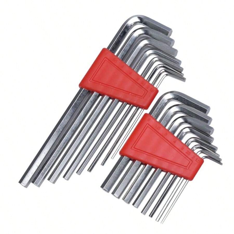 8-Piece Hex Key Wrench Set, Chrome Vanadium Steel, No - Multicolor - View 1