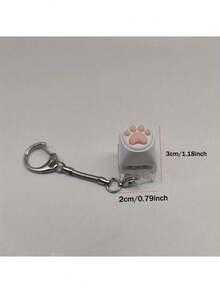 Stylish Cat Paw Keychain Party Favor Set - Multicolor - View 8