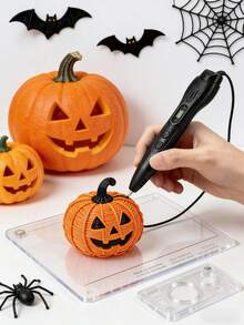 MXLX 豪华套装3D打印笔，带液晶显示屏，防堵塞，操作简便，1.75mm PLA耗材，专业DIY手工制作，适合作为生日、圣诞节、万圣节、感恩节礼物 - 黑色 - 查看 5