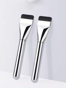 Stainless Steel Foundation Make-Up Makeup Palette Makeup Palette Mini Ring Makeup Palette Makeup Tool Set - Black and White - View 7