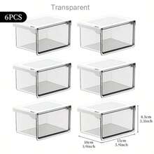 6pcs Expandable Under Cabinet Storage Boxes With Hanging Mounts - Minimalist Bathroom Organizer Drawers, Holds Makeup Pads, Lipsticks, Cotton Swabs | Sliding Mirror Cabinet Drawers, Cosmetic Storage Boxes, Extendable Bathroom Shelf | Organize Vanity Countertop - Multicolor - View 13