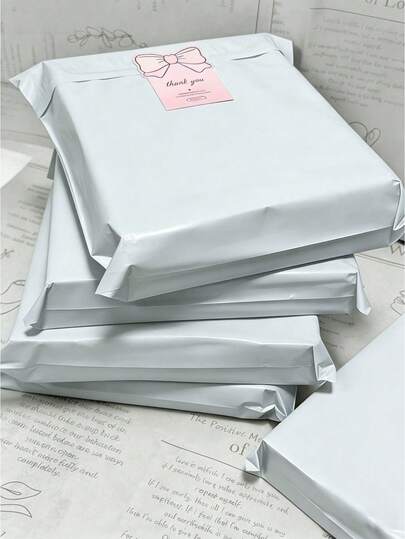 100pcs Thick Courier Bags, Logistics Packaging Bags, Thick Courier Bags, Logistics Packaging Bags, Clothing Delivery Packaging Bags, Resealable Packaging Bags, Multiple Sizes Available, Clothing Courier Packaging Bags, Resealable Packaging Bags, Multiple Sizes Available