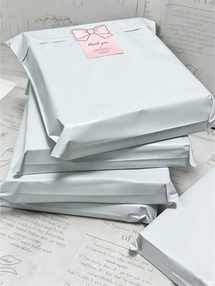 100pcs Thick Courier Bags, Logistics Packaging Bags, Thick Courier Bags, Logistics Packaging Bags, Clothing Delivery Packaging Bags, Resealable Packaging Bags, Multiple Sizes Available, Clothing Courier Packaging Bags, Resealable Packaging Bags, Multiple Sizes Available - Multicolor - View 1