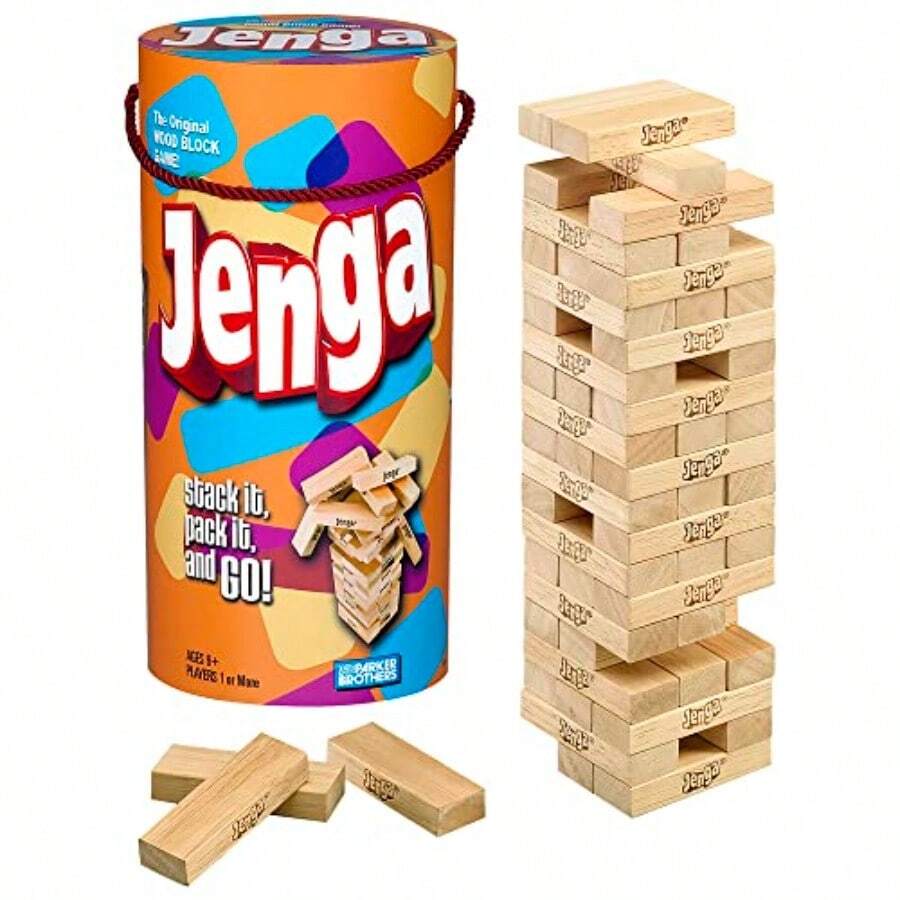 Gaming - Juego Jenga contenedor de fácil almacenamiento - como en la foto - Ver 1