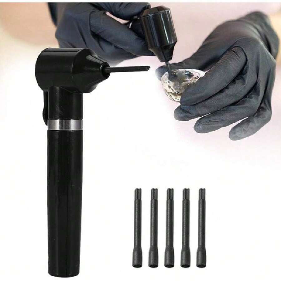 Máquina Mezcladora de Pigmento para Tatuaje Eléctrica Negra, Agitadora de Tinta de Color para Cejas (Negro),35999517 - Gris Oscuro - Ver 1