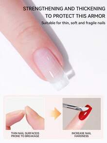 AiFer 3件套，100毫升免擦拭亮面甲油、底油和哑光甲油，持久光泽，适合居家美甲和美甲沙龙DIY美甲护理