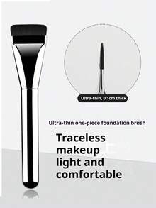 Stainless Steel Foundation Make-Up Makeup Palette Makeup Palette Mini Ring Makeup Palette Makeup Tool Set - Black and White - View 8