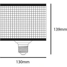 Tecnolite - Foco Cilíndrico Malla de Ratán LED 4.5, Luz Ámbar, Base E27, No atenuable - Negro / Blanco - Ver 8