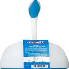 Toilet Brush with Base for Bathroom Cleaning, Features a White Color and Comes with a Handle - Blanco - Ver 4