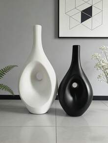 1pc Plastic Perforated Vase, Bohemian Style Decorative Vase | Modern Home Decor, Suitable For Living Room, Bedroom, Office Desk Elegant Floral Arrangement | Scene Decor, Room Decor, Wedding Decor, Home Decor, Central Wedding Table, Banquet Hall, Office Bedroom, Housewarming Gift, Halloween Decor, Christmas Decor, Room Decor, Home Accessories - Multicolor - View 7