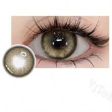 3D Contact Lens Touch Control Box Set, Tweezers Disassembly Tool, Portable Travel Accessories, Suitable For Daily Outdoor Use, Holiday Gifts, Halloween Role-Playing Special, Costume Party Equipment. - 杏色 - 查看 4