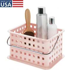interDesign Canasta de SPA, Pequeño, Blush (Rosado Claro) - Glaseado - Ver 8