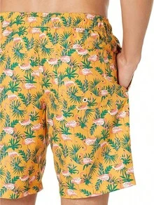 Traje de baño de secado rápido de 9 para hombres de Essentials - Naranja, flamenco - Ver 3