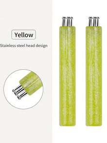 1pc Nail Art Pen, Acrylic Stick, Multiple Colors Available, Flower Petal Pattern, DIY Style - Multicolor - View 7