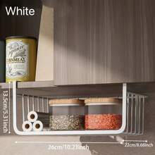 Extra Large Modern Storage Basket - No Assembly Required Hanging Organizer | Multi-Layer Mesh Design With Durable Metal Wire - Suitable For All Seasons, Space-Saving, Vertical Storage Solution For Kitchen, Dorm Desk, Etc. - Multipurpose Shelving Unit, Easy To Install - Multicolor - View 4