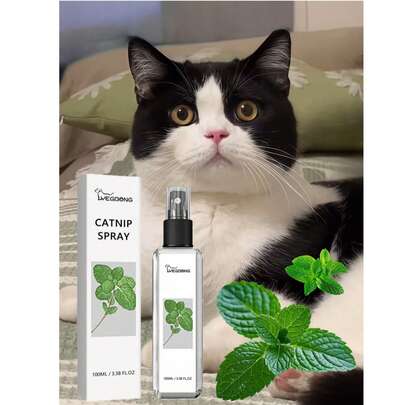 Cat Cat Spray, Helps Relieve Cat Anxiety And Stress, Increase Pet Vitality And Health, Cat Interaction And Fun For Kitten Training And Play, Pet Wellness And Vitality Enhancing Spray