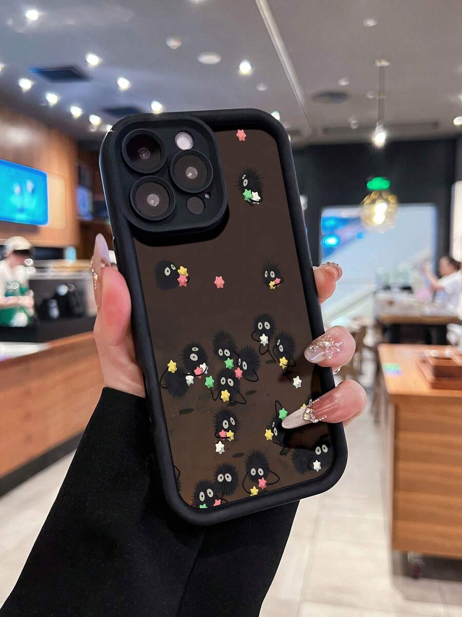 Funda para teléfono Starry Friends Gathering, compatible con fundas para teléfonos , 17, 16 Pro Max, 15 Pro Max, 13 y 12. Fabricada en material TPU, que proporciona protección contra golpes y caídas. Es un gran regalo para familiares, amigos, otoño, novios/novias, Día de Muertos y Halloween. Tarta de Fresa, cubiertas, funda de teléfono, fundas de teléfono, funda de , funda de 17 Pro, funda de 16, navidad, funda de 17 Pro Max, funda de 17, fundas de , funda de 15, 17 Pro Max, fundas para , funda de 16 Plus, regalos de navidad, funda de 13, funda de teléfono de navidad, funda de 16 Pro, funda de teléfono 15, funda de teléfono 13, funda de 63, rosa, funda de teléfono rosa, regalos, malvado, regalos para mujeres, funda de teléfono linda, regalos para hombres, teléfono negro Estuche, regalos para hombres - Negro - Ver 1