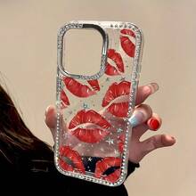 Funda para iPhone 17 Air/16e/15/14/13/12/11 Pro, Pro Max, Plus, funda suave de TPU, marco transparente con diseño de diamante, mejora la textura del teléfono, lujo discreto - transparente - Ver 5