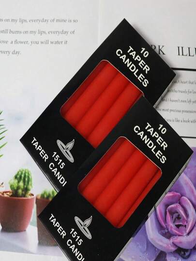 2 cajas de 20 piezas de velas rectas de 15 cm de altura, cada una con una duración de 2 horas, inodoras, adecuadas para el Día de San Valentín, decoración del hogar, regalos para amigos, mujeres, invierno, velas lindas, velas de cumpleaños para uso en interiores/exteriores, iluminación de emergencia durante cortes de energía, decoración para bodas, iglesias, fiestas y reuniones, velas cónicas sin goteo