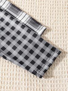 Bộ đồ ngủ bốn mảnh thời trang thường ngày cho bé trai, cổ tròn, với họa tiết in hình ngựa và hươu cao cổ, áo dài tay cổ tròn màu đen xám kết hợp với quần kẻ caro. Chất liệu thoải mái, dễ phối đồ, kiểu dáng thường ngày thời trang, mềm mại và dễ chịu, thích hợp mặc ở nhà vào mùa xuân, hè, thu và đông. - Nhiều màu - Xem 10