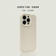 Funda para teléfono compatible con iPhone 17 Air/16e/15/14/13 Pro, Pro Max, Plus, orificio de precisión + funda suave, agarre cómodo, colores ricos y versátiles, a prueba de golpes, adecuada para hombres y mujeres - Gris - Ver 6