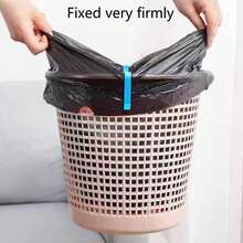 10pcs Garbage Bag Clips - Creative Sealing Clips For Snacks And Kitchen Organization, Non-Slip Reseal Fixers For Garbage Bags, Pantry Storage And Household Cleaning Supplies, Durable And Easy-Grab Handles, Leak-Resistant Seal, Space-Saving Kitchen Accessory Set Designed For Everyday Home Use And Gentle Gift For Mother's Day And Valentine's Day - Blue - View 6