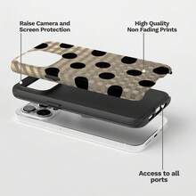 Una funda de teléfono muy elogiada que ofrece protección superior con una confección de primera calidad: los patrones no se despegan. | Funda con estampado de cuadrícula y lunares compatible con: iPhone 17 Pro Max/16 Pro Max/16 Plus/15 Pro Max/15 Plus/14 Pro Max/14 Plus/13 Pro Max/13 Plus/12 Pro Max/11 Pro Max - Multicolor - Ver 7