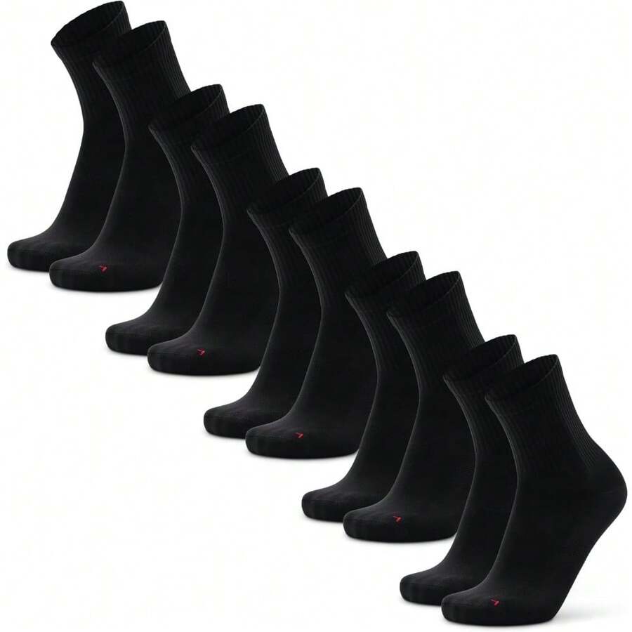 Athletic Socks - Black and White - View 1