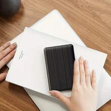 New Model For 2025, RUSHBGM 4TB Portable High-Speed Mobile Hard Disk HDD, 4TB Large-Capacity USB 3.0 Portable Hard Disk HDD, Shock-Resistant, Drop-Proof, Supports UASP+TRIM Dual Acceleration Protocol, Effectively Reduces Latency, Improves Reading And - Black - View 6