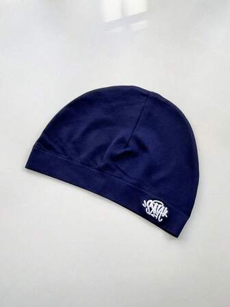 Gorro de punto bordado con estilo retro, marca europea y estadounidense talla grande vendida de Synaworld