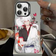 Funda de teléfono de anime japonés GINTAMA compatible con  16 15 Pro Max, funda 14 Plus 13 12 11, color plata, compatible con funda  17 Pro Max, funda  17 Pro, funda  17, funda  16 Pro Max, funda  17 Pro Max - Z2 - Ver 9