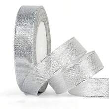 Gold Glitter Ribbon 0.3-5cm Silver Glitter Ribbon For Baking Cake Box Packaging Ribbon Bow DIY Craft - Multicolor - View 14