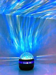 1pc Magic Ball Starry Sky Northern Lights LED Projector Lamp, Ambient Light, Minimalist Elegant Bedside Lamp, Creative Gift For Girlfriend, Roommate - Multi-color light - View 2