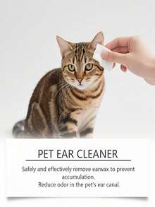 Pet Ear Care Liquid - Gentle Cleaning For Pet Ear Odor, Suitable For Cats And Dogs, Daily Pet Ear Care. Pet Ear Cleaning Liquid, Cleans Ear Canal, Removes Earwax And Odor For Pets. Pet Ear Care Solution - Gentle Formula Cleans Ear Canal, Maintains Ear Freshness, Removes Dirt And Odor, Provides Comfortable Pet Ear Care. Pet Ear Drops Can Relieve Dog And Cat Ear Discomfort, Clean Earwax And Eliminate Odor.
