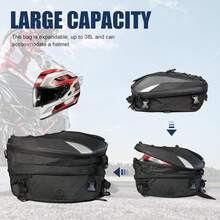 Upgrade Your Motorcycle With A Waterproof Dual-Purpose Backpack And Seat Pack - Perfect For Storing Helmet And Luggage! - one-size - View 4
