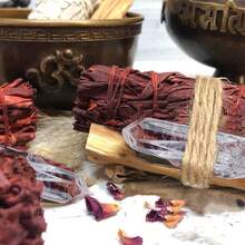 Smudging Kit- White Sage, Palo Santo & Clear Crystal Sticks - Ideal For Yoga & Home Cleaning - Multicolor - View 8