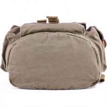 Gootium Canvas Backpack - Vintage Outdoor Rucksack Travel Day Pack - Armygreen - View 7