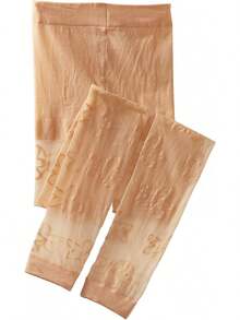 Socks Mallas sin pies para niñas Daisy - Color piel (nude) - Ver 3