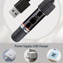 1个迷你USB供电自动加热棒，适用于小型鱼缸，带温控器