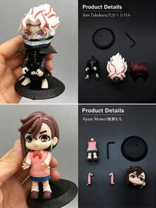 DAN-DA-DAN - Ken Takakura și Momo Ayase, figurină anime drăguță din PVC, jucărie decorativă de colecție pentru mașină/birou/decor de casă, figurină din PVC, statuie sau cadouri de fan/cadou de colecție/ornamente de colecție - Multicolor - Vizualizare 5