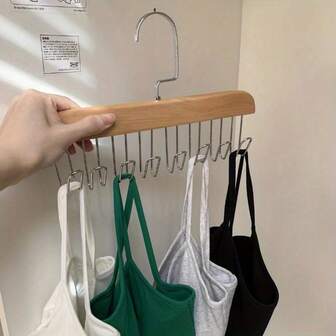 Multi-Function Clothes Hanger Hook, No Drill Needed, Home/Dorm Use, Hang Bags, Underwear, Straps, Storage & Drying Rack