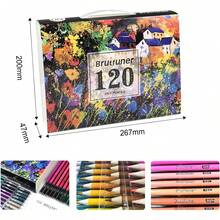 Lápices de Colores, Juego Profesional de 120 Colores, Núcleos a Base de Cera Suave Numerados, Para Dibujar, Dibujar, Sombrear y Colorear - 72 colores - Ver 5