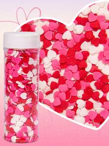 Edible Sprinkles For Valentine's Day And Wedding Cake Decoration, Pink Heart-Shaped Candy Pearls, Perfect For Valentine's Day Cakes And Wedding Party Cakes; Ideal Toppings For Cakes, Cupcakes, Cookies And Ice Cream, Suitable Supplies For Valentine's Day, Mother's Day, Birthdays And Wedding Parties - Multicolor - View 22